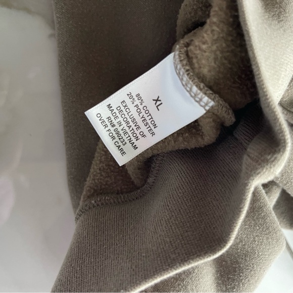 Fear of God Essentials Taupe Pullover Hoodie Size Mens XL - Picture 9 of 13